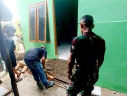 Rumah Warga Dibedah, Satgas TMMD ke-129 Kodim 0418/Palembang Dorong Hunian Lebih Layak di Talang Jambe