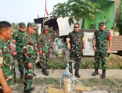 Katim Wasev Pastikan Sumur Bor TMMD Ke-129 Kodim 0418/Palembang Siap Layani Kebutuhan Air Bersih Warga