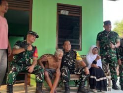 Katim Wasev Pastikan Rehab Rumah Bapak Karyo Tepat Sasaran, TMMD Ke-129 Kodim 0418/Palembang Utamakan Kualitas Hasil