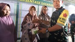 Wasev TMMD Ke-129 Cek Penyaluran Sembako, Pastikan Bantuan Kodim 0418/Palembang Tepat Sasaran