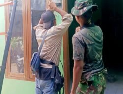 Rumah Ibu Sriyanti Hampir Rampung, Listrik Kini Tersambung Berkat Program TMMD Ke-129 Kodim 0418/ Palembang