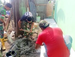 TMMD ke-129 Kodim 0418/Palembang Masuk Hari ke-24, TNI dan Warga Berpacu Menuntaskan Pembangunan