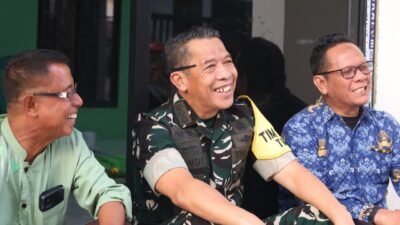 Bukan Sekadar Bangun Jalan, Katim Wasev Dengarkan Cerita Warga Manfaat TMMD Ke- 129 Kodim 0418/ Palembang