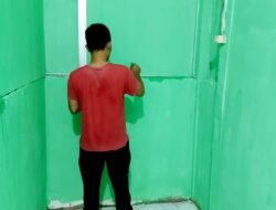 Cat Baru Mengubah Wajah Rumah Ibu Sriyanti, Finishing RTLH TMMD Ke-129 Kodim 0418/Palembang Dikebut