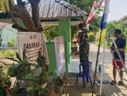 Keamanan Lingkungan Tak Cukup Andalkan Aparat, TMMD ke-129 Kodim 0418/Palembang Perkuat Pos Kamling