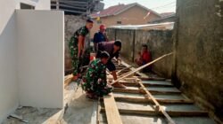 TMMD ke-129 Kodim 0418/Palembang Percepat Pengecoran Tutup Parit, Akses ke Mushola Baitul Maghfurin Makin Aman