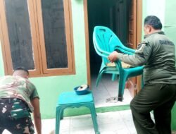 Gotong Royong TNI dan Warga Bukti TMMD Kodim 0418/Palembang Rehab Rumah Sriyanti