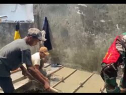 Satgas TMMD Kodim 0418/Palembang Tak Hanya Rehab Mushola, Drainase Baitul Maghfurin Ikut Diperkuat