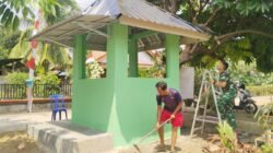 Pos Kamling TMMD Kodim 0418/Palembang di Talang Jambe Jadi Titik Penguatan Keamanan Warga