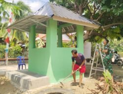 Pos Kamling TMMD Kodim 0418/Palembang di Talang Jambe Jadi Titik Penguatan Keamanan Warga