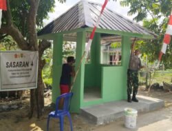 Bukan Sekadar Bangunan, Pos Kamling TMMD Kodim 0418/Palembang Didesain Jadi Pusat Keamanan Warga