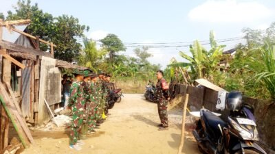 Jelang Penutupan TMMD ke-129, Satgas Kodim 0418/Palembang Percepat Pekerjaan Dirasakan Warga