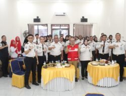 Semarak HUT Ke-81 RI, Pegawai Rutan Palembang Donorkan Darah Sambil Cek Kesehatan 