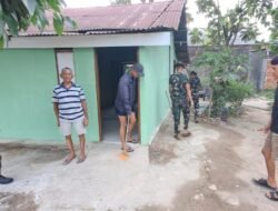 Rumah Fernando Tuntas Direhab, Satgas TMMD 129 Fokus Bersihkan Lingkungan Jelang Penutupan