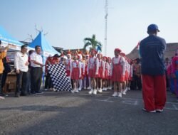 Jalanan Kayuagung Jadi Panggung Merah Putih, 92 Regu Pelajar Tampil Memukau