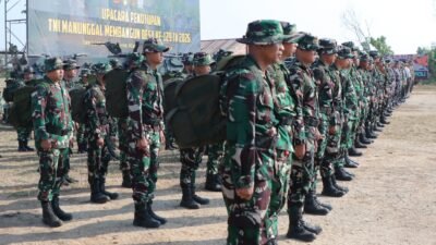 Prajurit TMMD ke-129 Kodim 0418/Palembang Pulang, Hasil Pembangunan Jadi Amanah Warga Talang Jambe