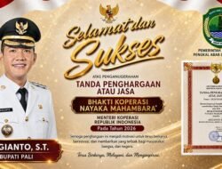 Bupati PALI Asgianto Raih Penghargaan Koperasi Awards 2026, Dorong Koperasi Jadi Penggerak Ekonomi