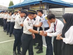 Awali Kepemimpinan, Aris Supriyadi Ajak Jajaran Rutan Palembang Jaga Marwah Institusi
