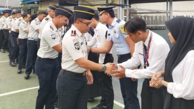 Awali Kepemimpinan, Aris Supriyadi Ajak Jajaran Rutan Palembang Jaga Marwah Institusi
