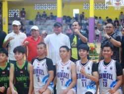 Tak Sekadar Resmikan GOR, Herman Deru Bikin Kejutan di Final Perbasi Cup I