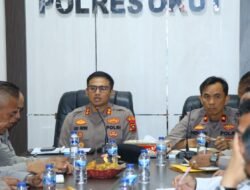 Kapolres OKU Timur Evaluasi Kinerja Jajaran, Penanganan Karhutla Jadi Perhatian