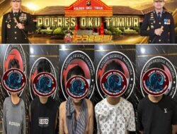 Polres OKU Timur Bongkar Peredaran Sabu dan Ekstasi, Lima Orang Diciduk 