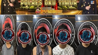 Polres OKU Timur Bongkar Peredaran Sabu dan Ekstasi, Lima Orang Diciduk 