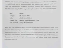 Surat Ajakan Aksi Sengketa Lahan PT BGG Beredar, Warga Soroti Janji Pembagian 5 Persen