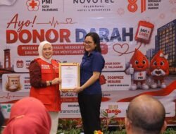 PMI Palembang Kebut Stok Darah, Donor di Novotel Tembus Hampir 200 Kantong