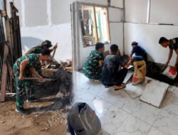 Progres Finishing TMMD Ke-129 Kodim 0418/Palembang Pacu Penyelesaian RTLH Rumah Ibu Sriyanti