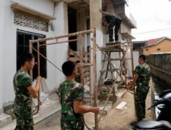 Penuhi Kebutuhan Ibadah Warga,TMMD Ke-129 Kodim 0418/Palembang Prioritaskan Penyelesaian Mushola Baitul Makmurin