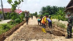Jalan 750 Meter di Talang Jambe Dikebut, TMMD Kodim 0418/Palembang Dorong Akses Ekonomi Warga