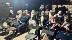 Karang Taruna Talang Jambe Antusias Nobar Bersama Satgas TMMD ke-129 Kodim 0418/Palembang
