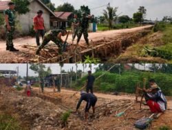Di Balik Cerucuk Gelam Dipancang, Jalan Baru TMMD Kodim 0418/ Palembang Mulai Membuka Harapan Warga Talang Jambe