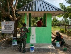 TMMD Kodim 0418 Palembang Tuntaskan Finishing Pos Kamling, Siap Dipakai Warga untuk Ronda