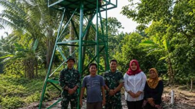 Kodim 0418 Palembang Pastikan Sumur Bor TMMD Ke-129  Siap Layani Masyarakat Talang Jambe