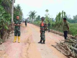 TMMD Ke- 129 Hari Ke-22, Satgas Kodim 0418/Palembang Genjot Pembangunan Jalan 750 Meter di Talang Jambe