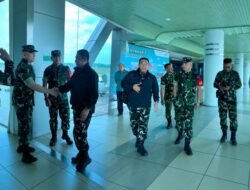 Dari Bandara ke Lokasi TMMD, Tim Wasev Siap Uji Progres Program Kodim 0418/Palembang