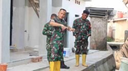 Pengawasan Diperketat, Wadan Satgas TMMD Kodim 0418/ Palembang Pastikan Pembangunan Mushola Baitul Magfurin Tepat Waktu