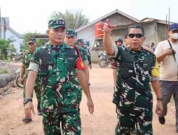 Wasev TMMD Cek Jalan 750 Meter TMMD Ke- 129 Kodim 0418/ Palembang di Talang Jambe, Pastikan Pembangunan Sesuai Target