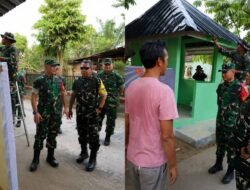 Pos Kamling Talang Jambe Direhab, TMMD Kodim 0418/ Palembang Dorong Warga Jadi Garda Keamanan Lingkungan
