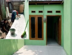 Teras Berkeramik Putih, Rumah Ibu Sriyanti Makin Berkilau di Tahap Akhir TMMD Ke-129 Kodim 0418/Palembang 
