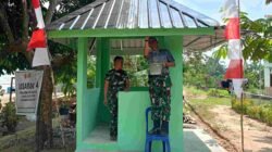 Pos Kamling TMMD ke-129 Kodim 0418/Palembang Dikebut, Warga Disiapkan Punya Ruang Jaga Keamanan Lingkungan