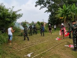 Jelang HUT ke-81 RI, Satgas TMMD dan Warga Berbenah, Lapangan Disiapkan Jadi Pusat Semarak Kemerdekaan