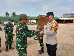 H-1 Penutupan TMMD ke-129, Satgas dan Polri Matangkan Gladi di Talang Jambe