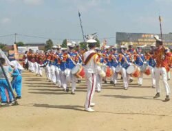 Drumband SMA Negeri 21 Palembang Semarakkan Penutupan TMMD ke-129