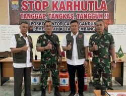 Warga Gandus Diminta Aktif Cegah Karhutla, Jangan Buka Lahan dengan Membakar