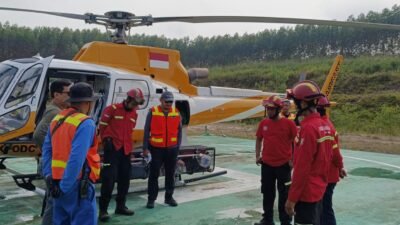 Api Membesar di Kebun Karet Kaliberau, 35 Personel Gabungan Bergerak Cepat