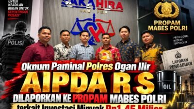 Oknum Paminal Polres Ogan Ilir Diadukan ke Propam Mabes Polri