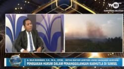 Rilo Budiman Soroti Penegakan Hukum Karhutla: Jangan Hanya Petani Kecil yang Diproses
